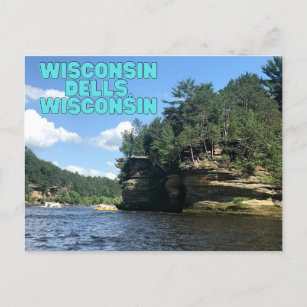 Wisconsin Dells, Wisconsin Postcard Souvenir 