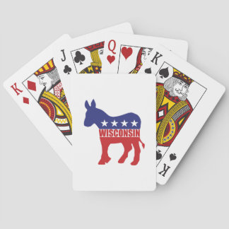 Wisconsin Democrat Donkey Poker Cards