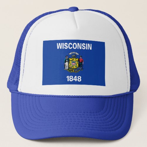 Wisconsin Flag Hat
