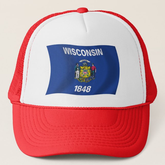 Wisconsin Flag Hat (Front)