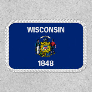 Wisconsin Flag Patch