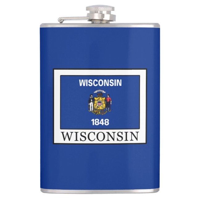 Wisconsin Flask (Front)