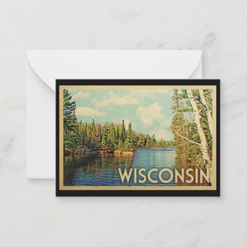 Wisconsin Flat Note Card