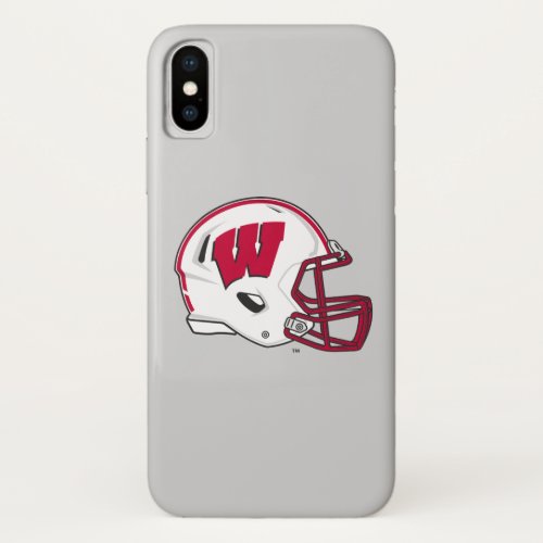 Wisconsin  Football Helmet iPhone X Case