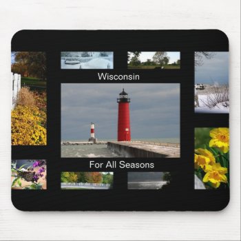 Wisconsin For All Seasons Mouse Pad by kkphoto1 at Zazzle