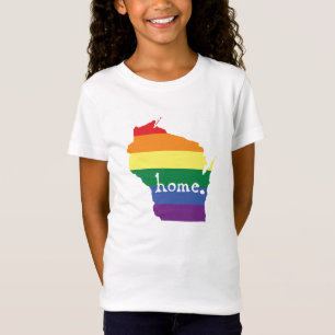 Wisconsin Gay Pride Map of Home T-Shirt