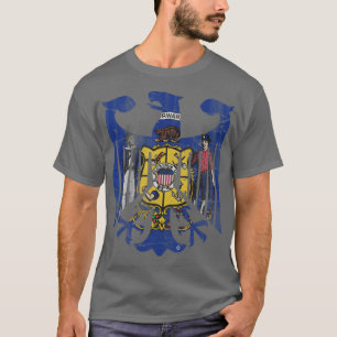 Wisconsin German American Eagle Family Heritage Ho T-Shirt