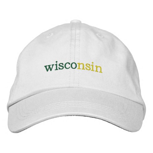 Wisconsin Green Bay Packer Colors Hat