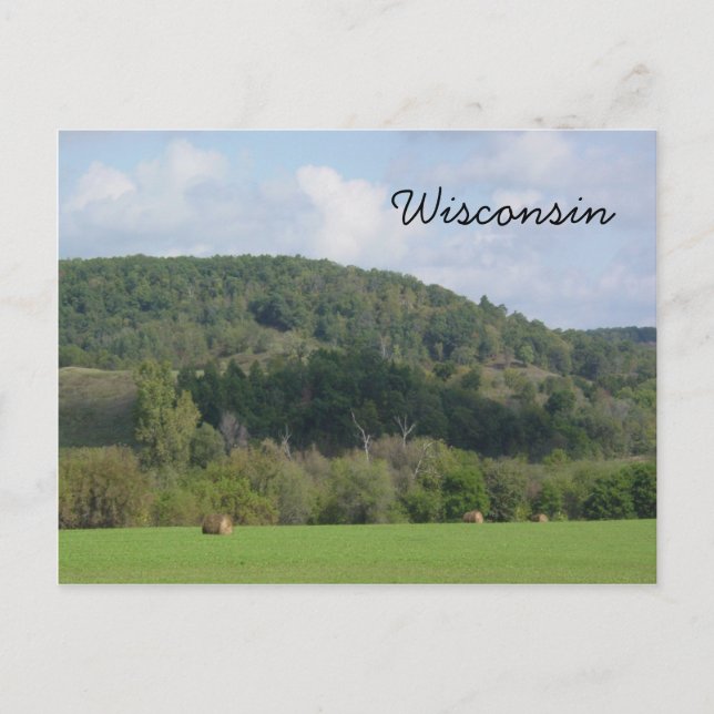 Wisconsin Hills Postcard (Front)
