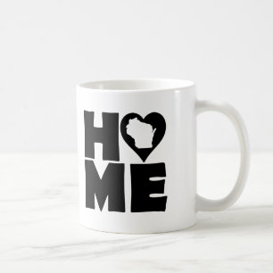 Wisconsin Home Heart State Mug or Travel Mug