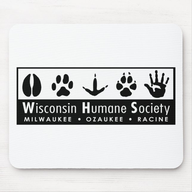 Wisconsin Humane Society Logo Mouse Pad (Front)