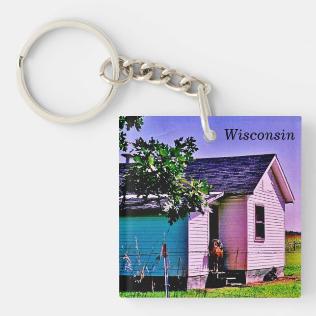 Wisconsin Keychain (Front)