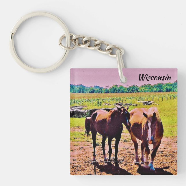 Wisconsin Keychain (Front)