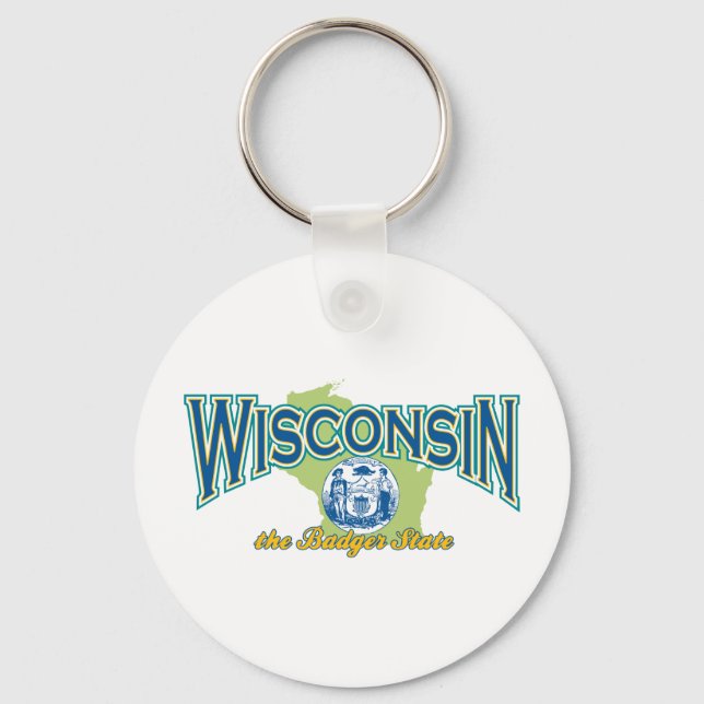 Wisconsin Keychain (Front)