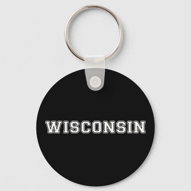 Wisconsin Keychain (Front)
