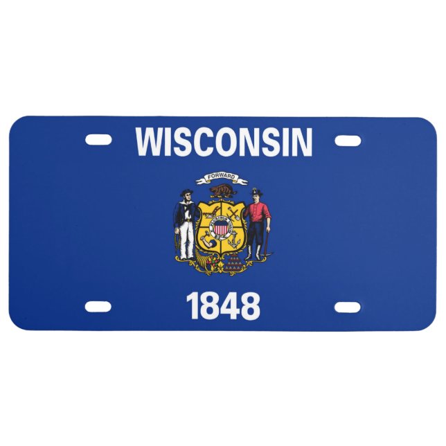 Wisconsin License Plate (Front)