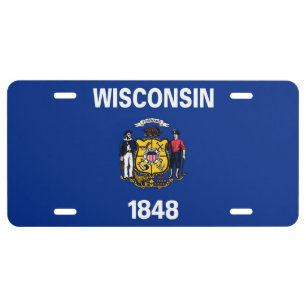 Wisconsin License Plate
