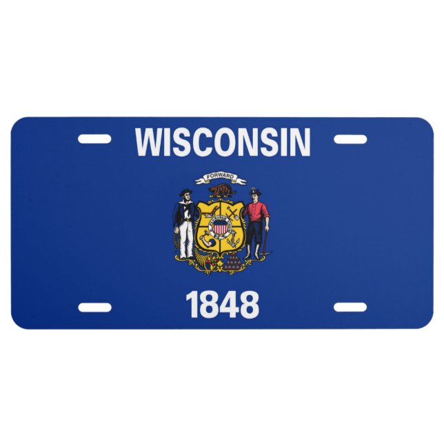Wisconsin License Plate (Front)