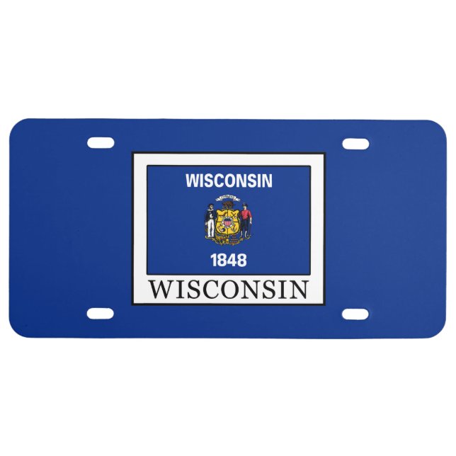 Wisconsin License Plate (Front)
