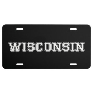 Wisconsin License Plate