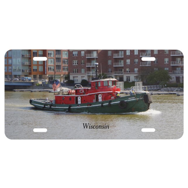 Wisconsin license plate (Front)