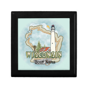 Wisconsin Lighthouse Gift Box