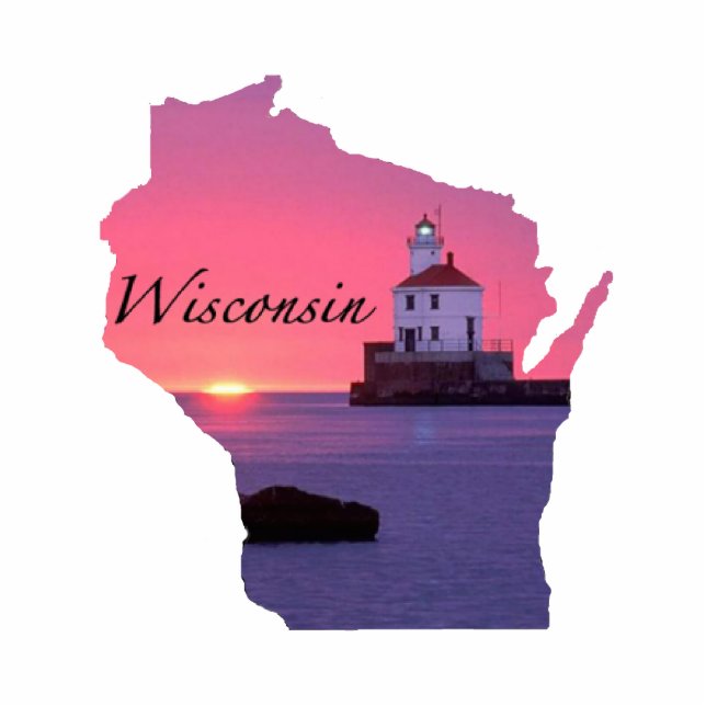 WISCONSIN LIGHTHOUSE STATUETTE (Front)