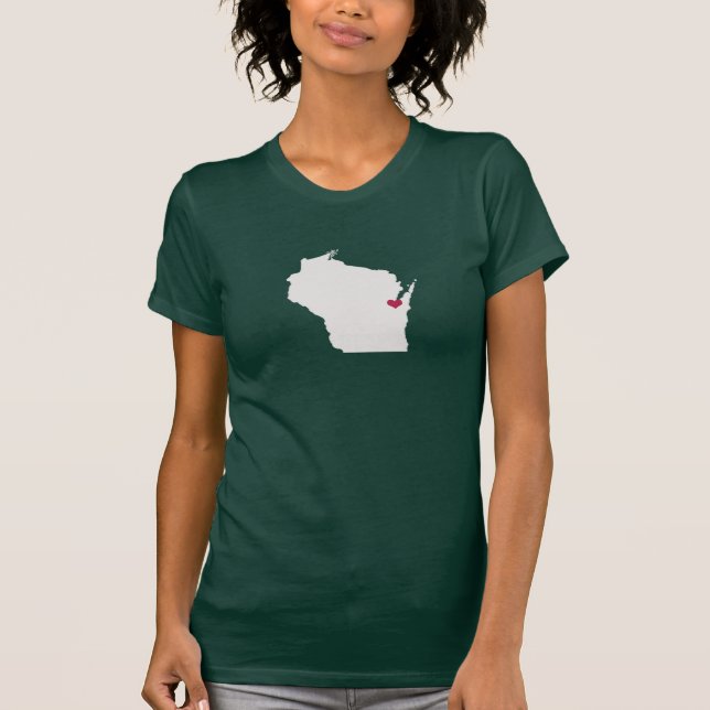 Wisconsin Love T-Shirt (Front)