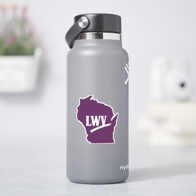 Wisconsin LWV Sticker (HydroFlask)