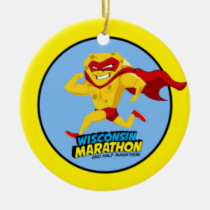 Wisconsin Marathon Post-Marathon Ceramic Ornament