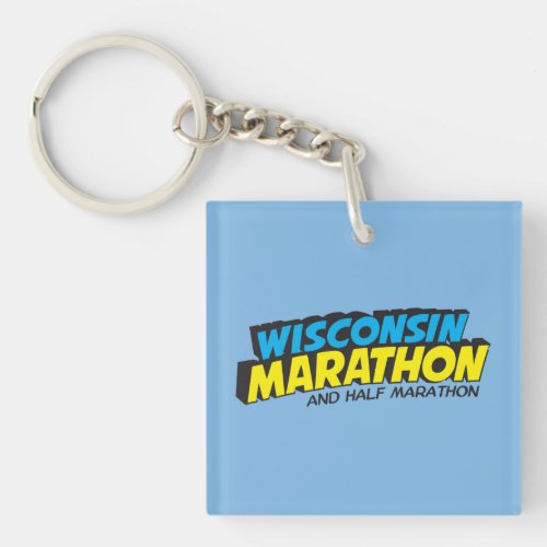 Wisconsin Marathon Post_Marathon Keychain