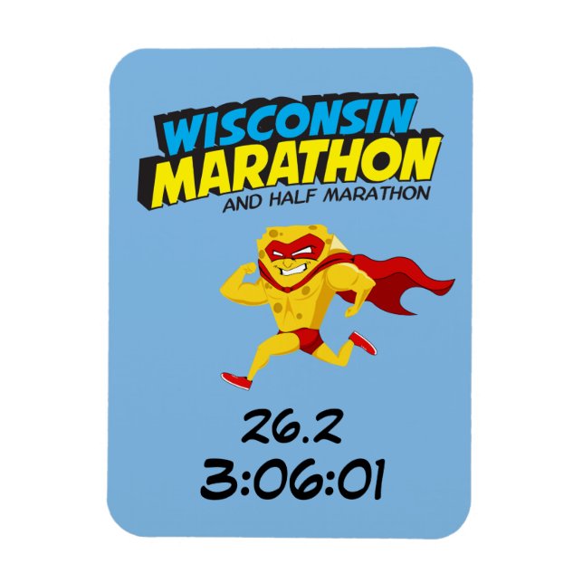 Wisconsin Marathon Post-Marathon Magnet (Vertical)