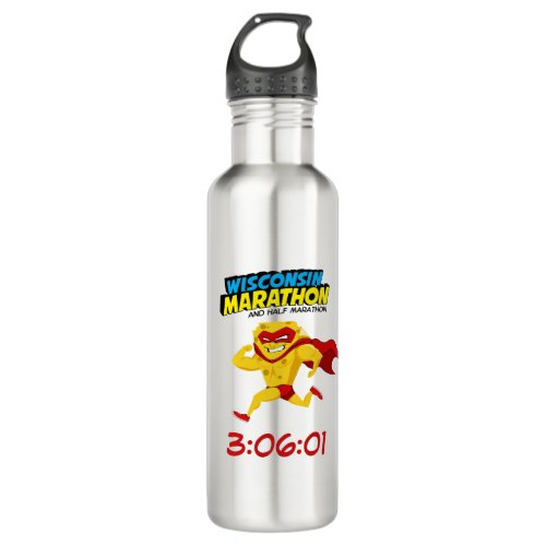 Wisconsin Marathon Post_Marathon Stainless Steel Water Bottle