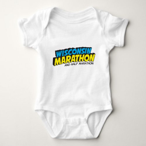 Wisconsin Marathon Race Day Baby Bodysuit