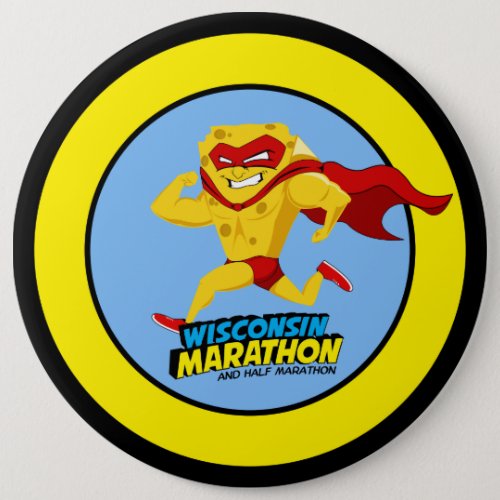 Wisconsin Marathon Race Day Pinback Button