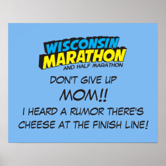 Wisconsin Marathon Race Day Poster