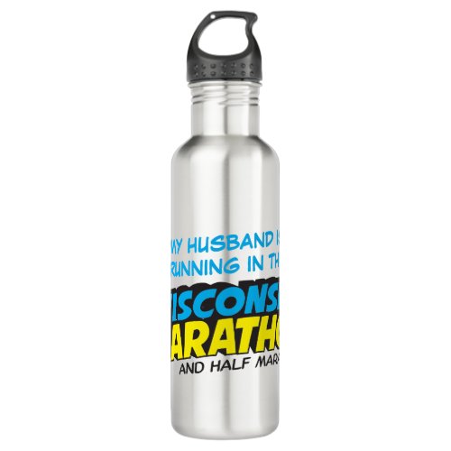 Wisconsin Marathon Race Day Water Bottle