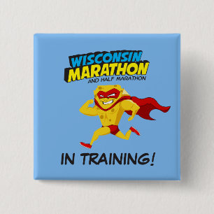 Wisconsin Marathon Training Button