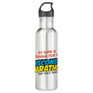 Wisconsin Marathon Training Stainless Steel Water Bottle