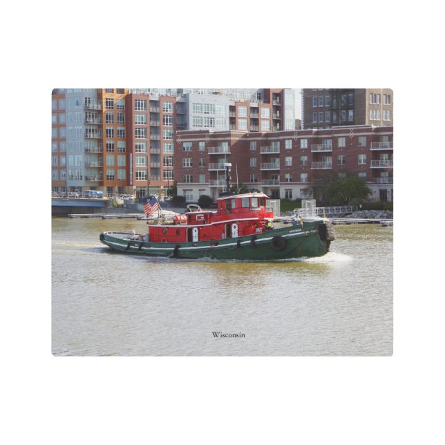 Wisconsin metal wall art (Front)