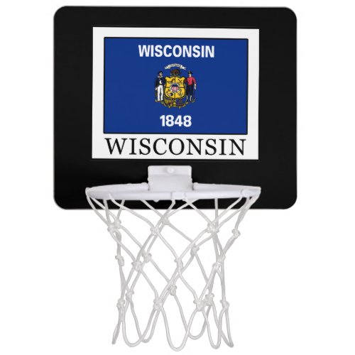 Wisconsin Mini Basketball Hoop