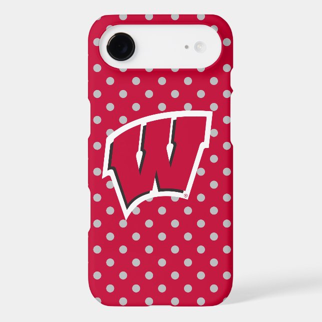 Wisconsin | Mini Polka Dots Case-Mate iPhone Case (Back)
