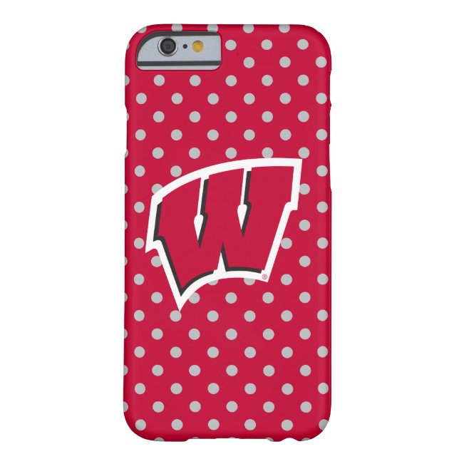 Wisconsin | Mini Polka Dots Case-Mate iPhone Case (Back)