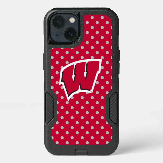 Wisconsin | Mini Polka Dots Otterbox iPhone Case (Back)
