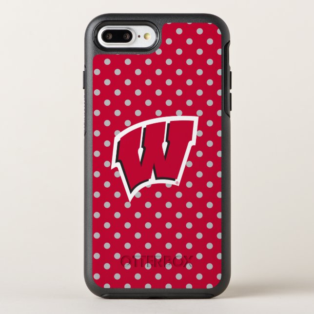 Wisconsin | Mini Polka Dots Otterbox iPhone Case (Back)