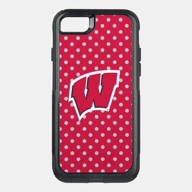 Wisconsin | Mini Polka Dots Otterbox iPhone Case (Back)
