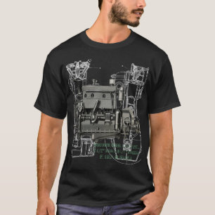 Wisconsin Motor Milwaukee Wisconsin gas engine B-3 T-Shirt