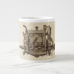 Wisconsin Motor Milwaukee Wisconsin gas engine X Giant Coffee Mug