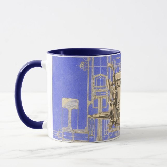 Wisconsin Motor Milwaukee Wisconsin gas engine X Mug (Left)