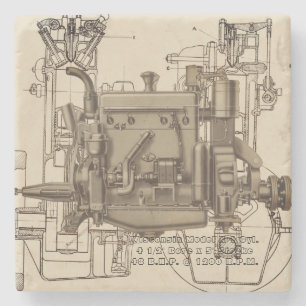 Wisconsin Motor Milwaukee Wisconsin gas engine X Stone Coaster